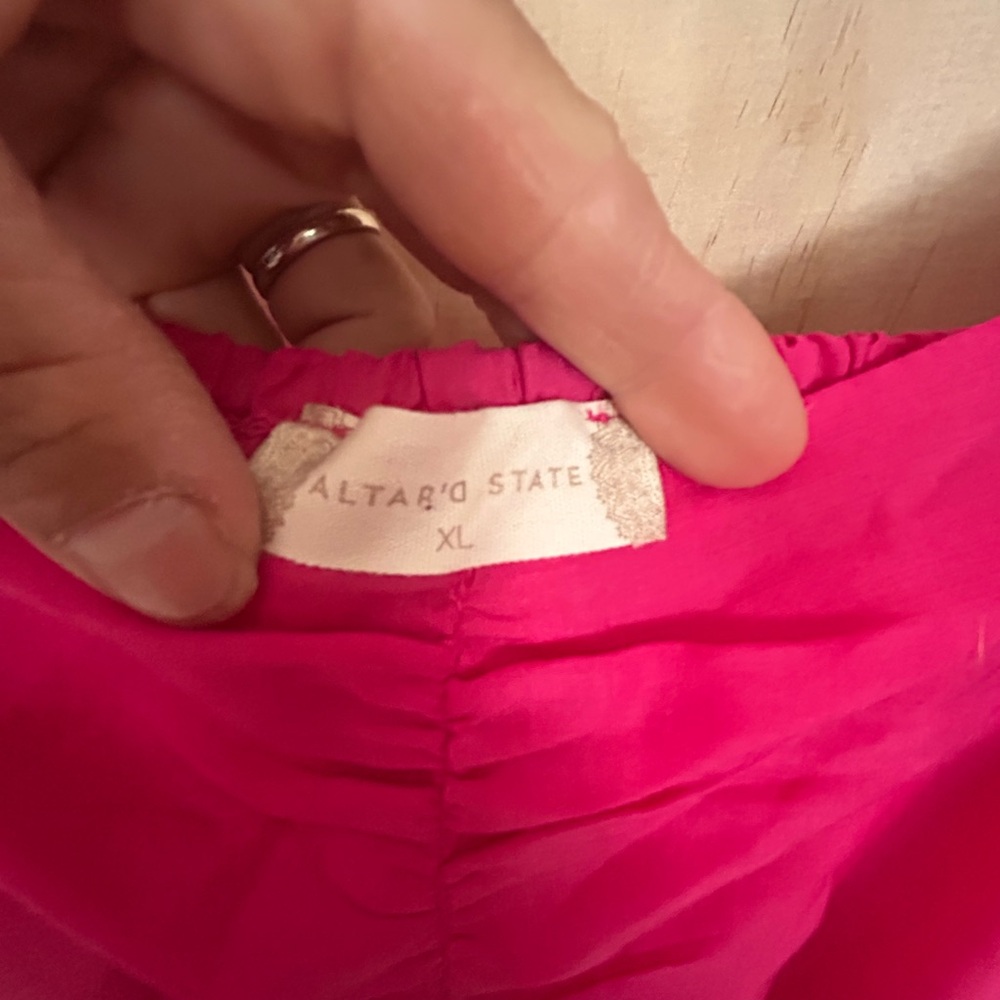 Altar'd State Fuchsia Ruffle Dress - Picture 4 of 8